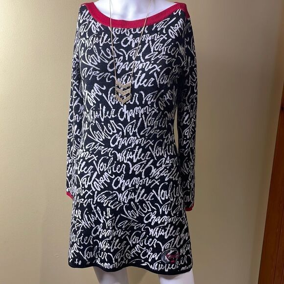 Krimson Klover Small Graphic Merino Wool Dress - Picture 1 of 9